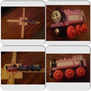THOMAS AND FRIENDS AQUARIUM TRAIN WITH WOODEN TRACKS